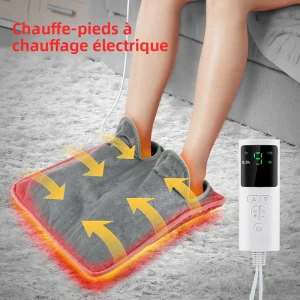 coussin chauffant électrique pour les pieds