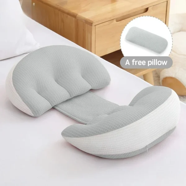 oreiller de grossesse en coton