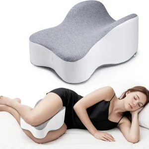 coussin ergonomique en mousse à mémoire de forme pour jambes et genoux