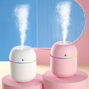 Diffuseur d'Huiles Essentielles 260 ml – Humidificateur d'Air pour Chambre, Bureau et Voiture