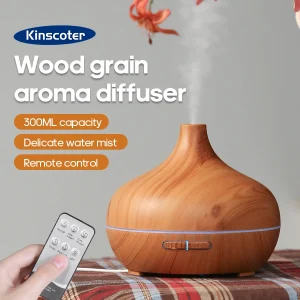 diffuseur d'huiles essentielles USB effet bois
