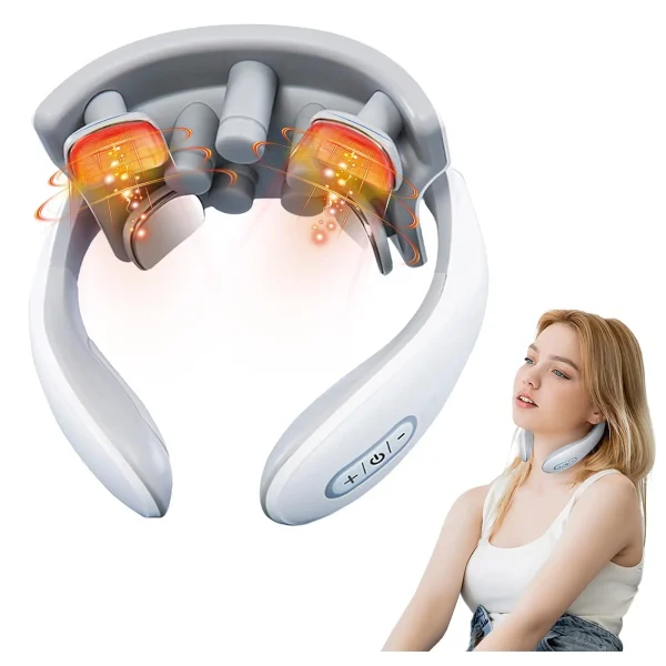 Confort Oreiller masseur de nuque vibrations rechargeable